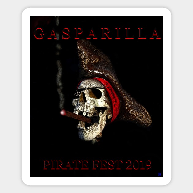 Gasparilla pirate fest 2019 work A Sticker by dltphoto